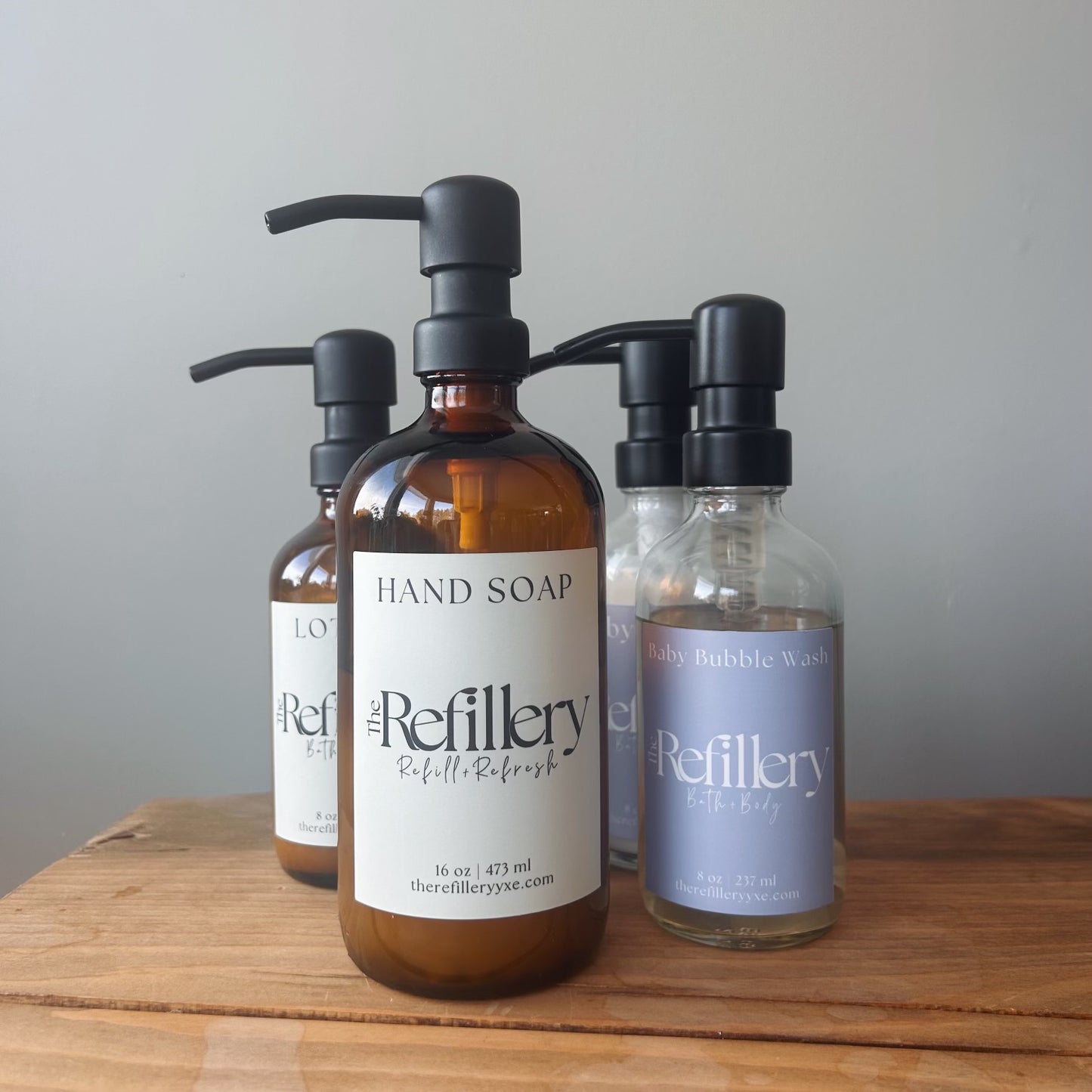 Bottles Including Pump