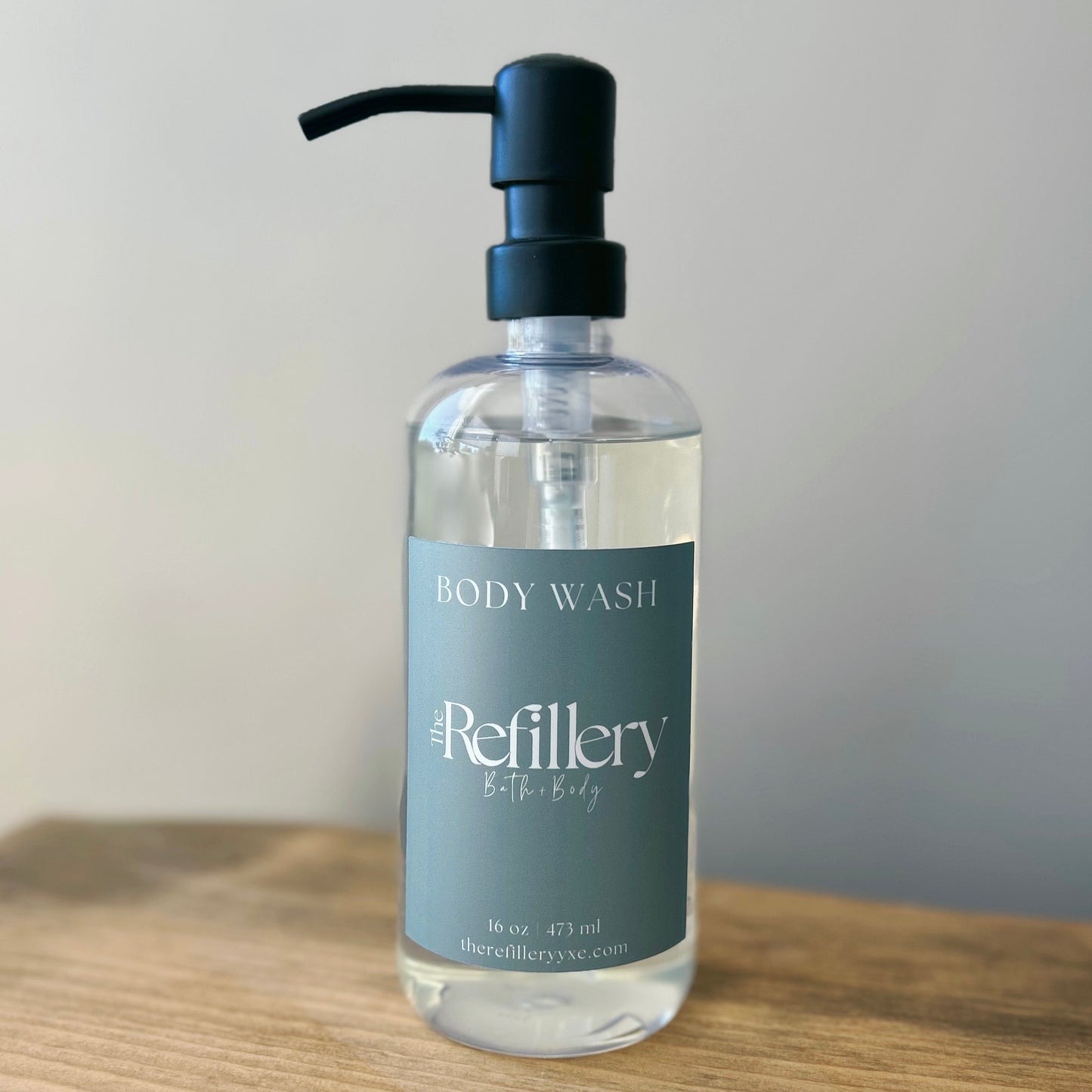 Body Wash Filled Bottle