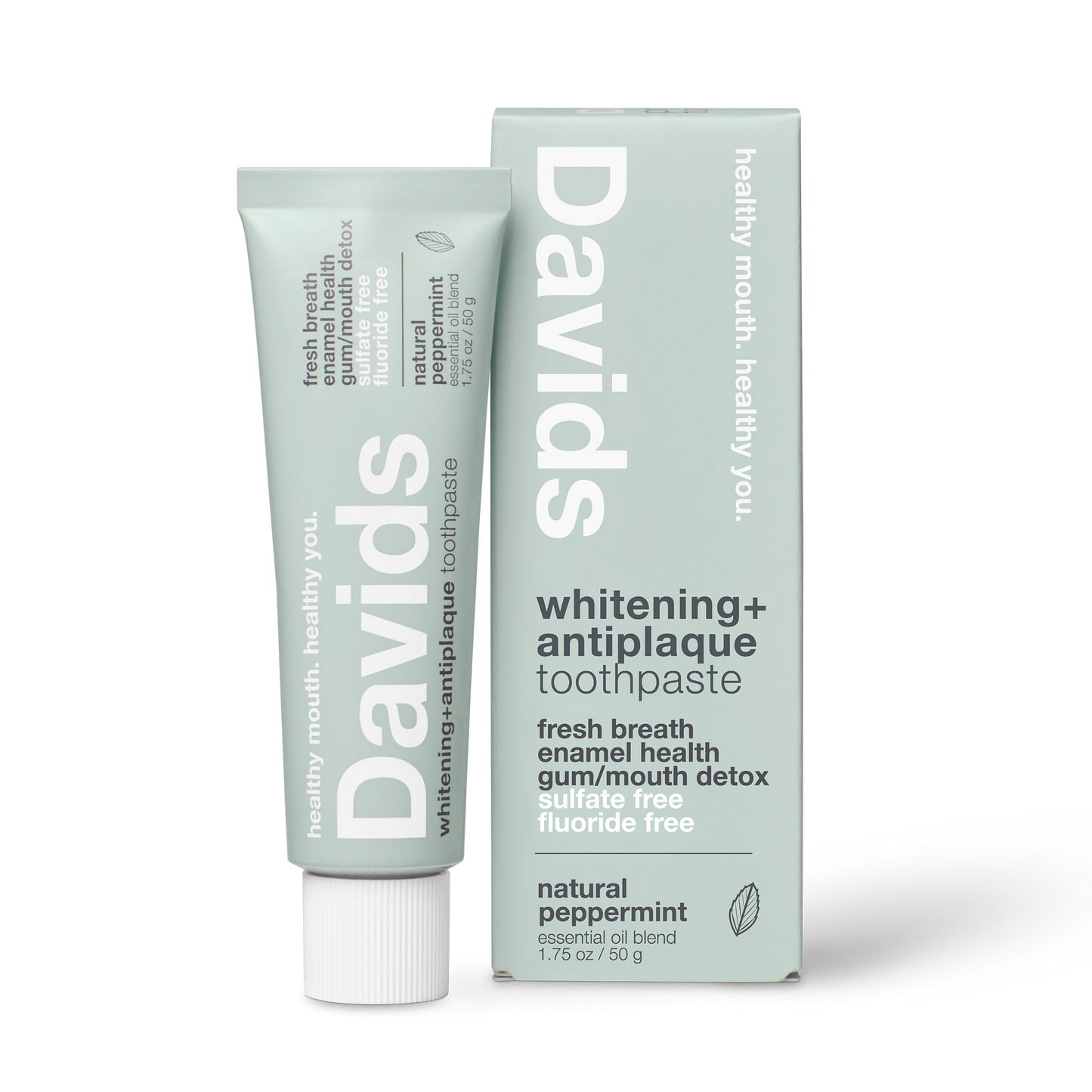 Davids Natural Toothpaste Travel Size