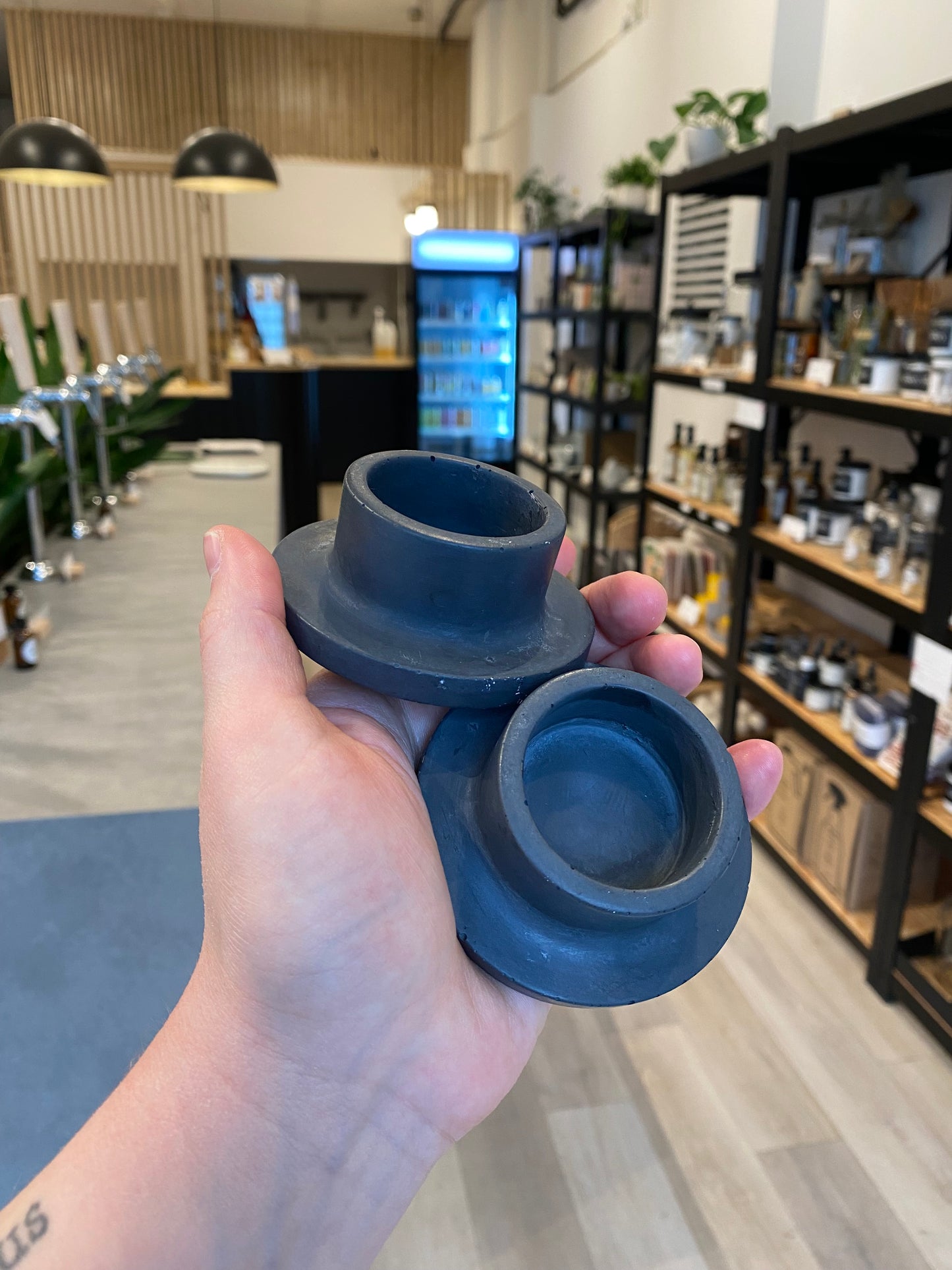 Concrete Tea Light Holder