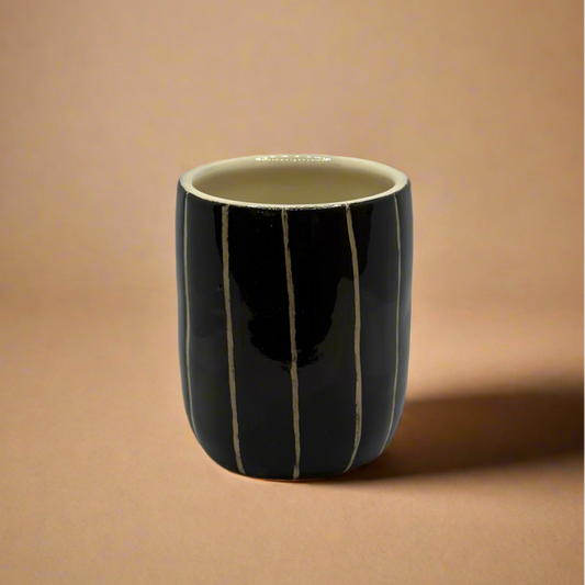 Nightshift Ceramics Striped Tumbler