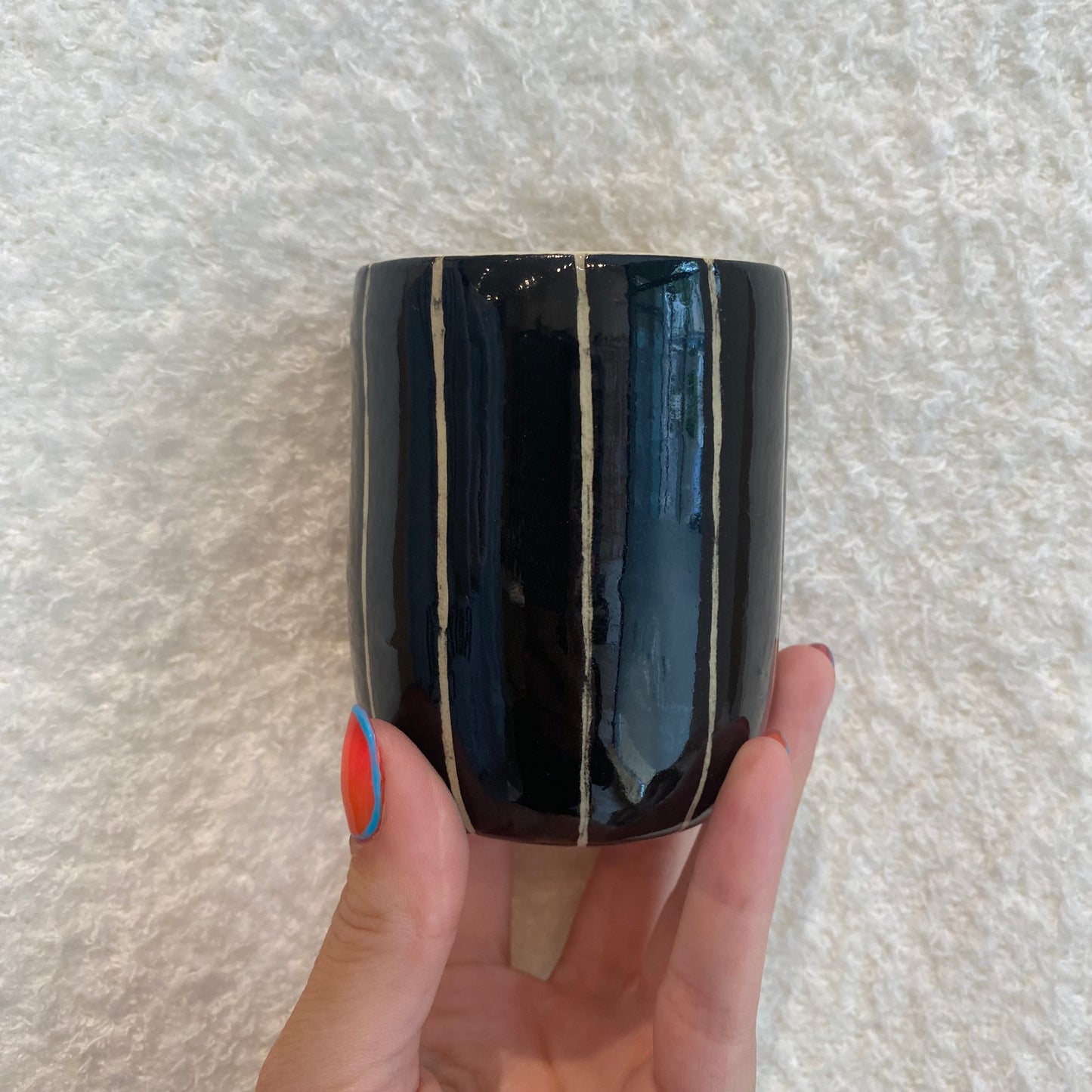 Nightshift Ceramics Striped Tumbler