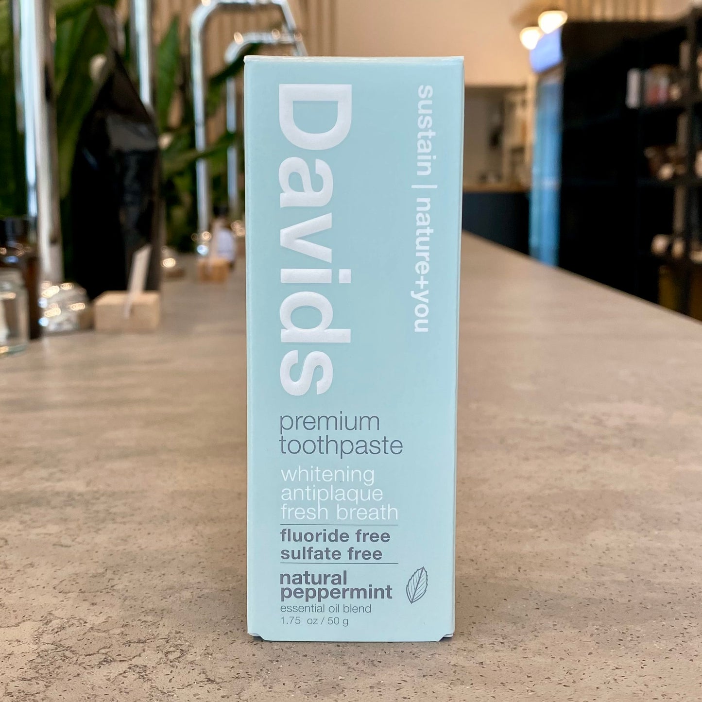 Davids Natural Toothpaste Travel Size