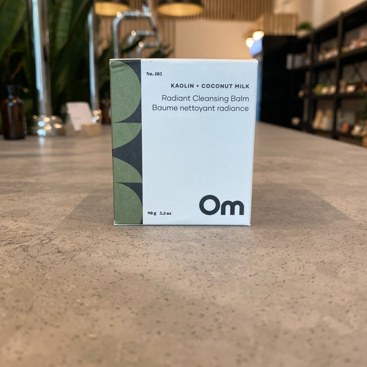 Om Organics Kaolin + Coconut Milk Cleansing Balm