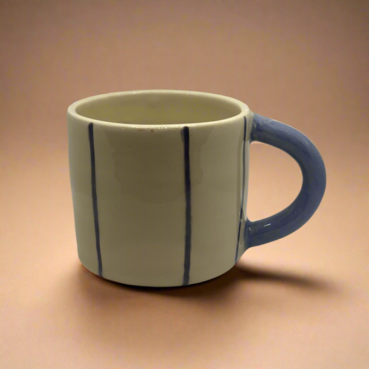 Nightshift Ceramic Coffee Mug- Stripes