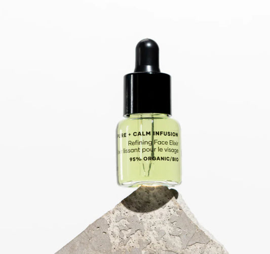 OM Mini Pure + Calm Infusion Refining Face Elixir