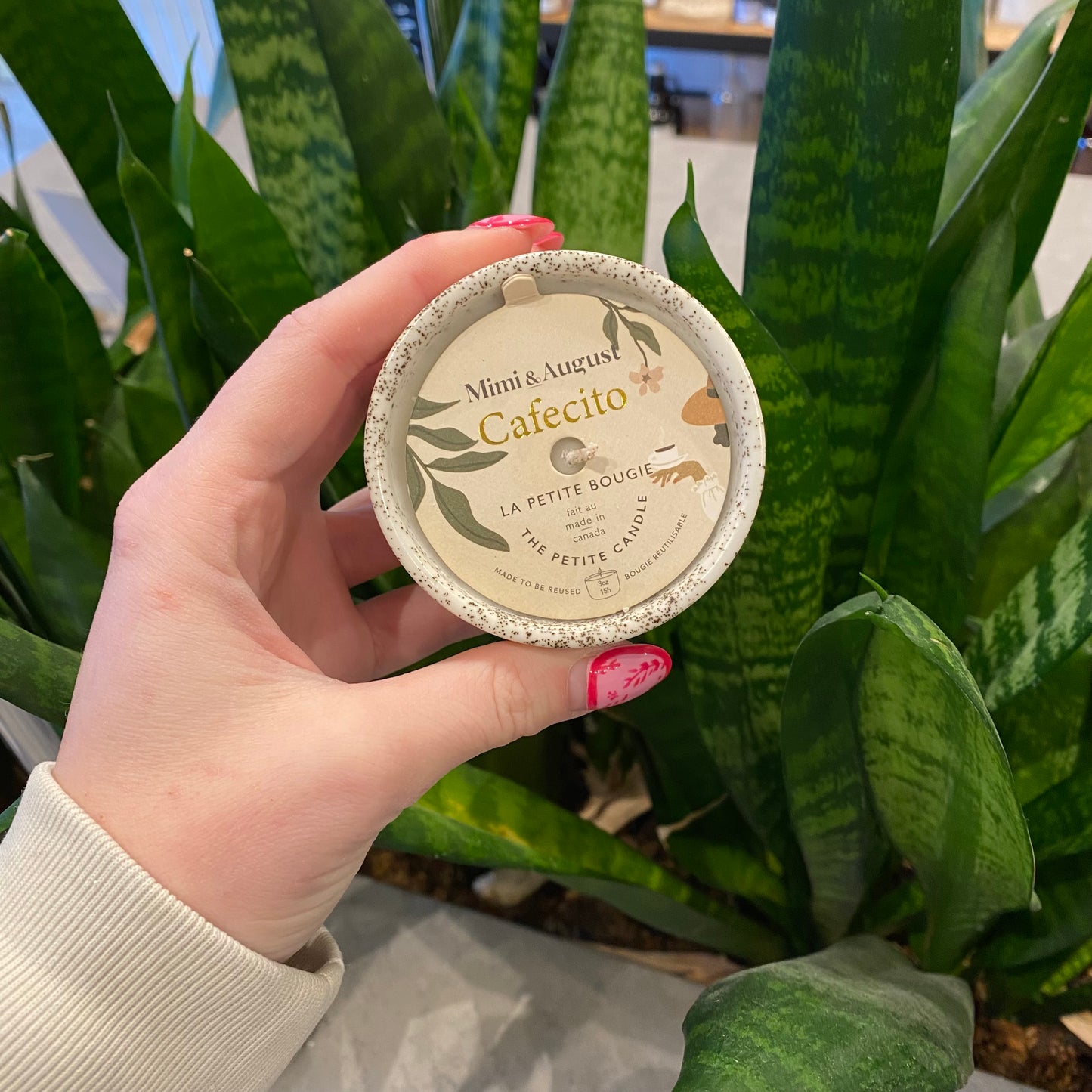 Mimi & August Cafecito Reusable Candle 3oz