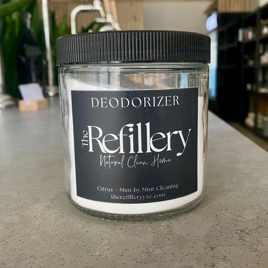 Mint Cleaning Deodorizer in Glass Jar