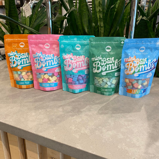 Happy Hippo Mini Bath Bombs (6 oz pouch)