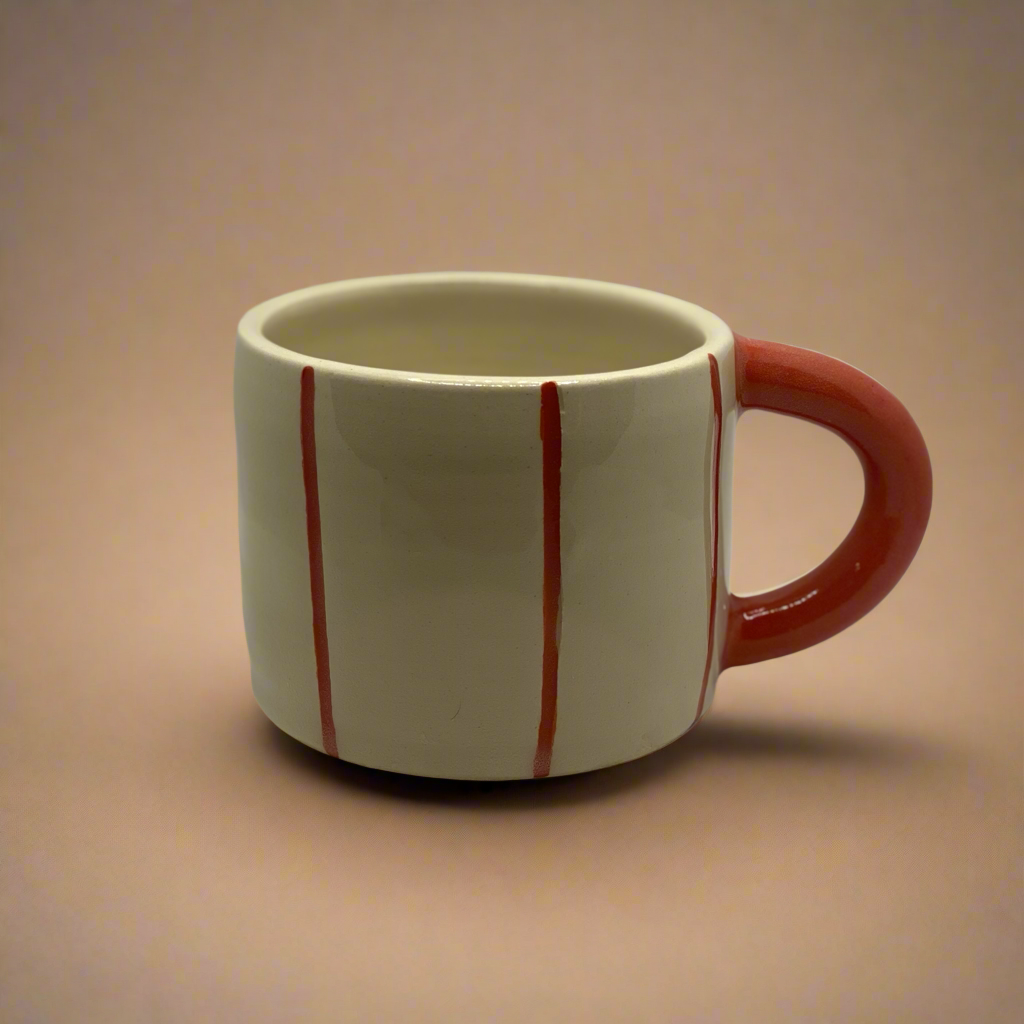 Nightshift Ceramic Coffee Mug- Stripes