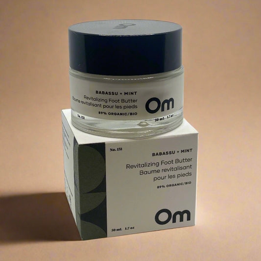 OM Babassu + Mint Revitalizing Foot Butter