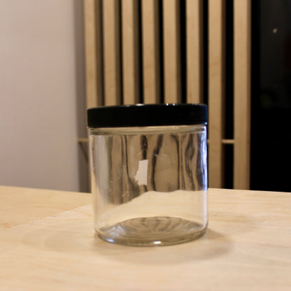 Glass Straight Side Jar