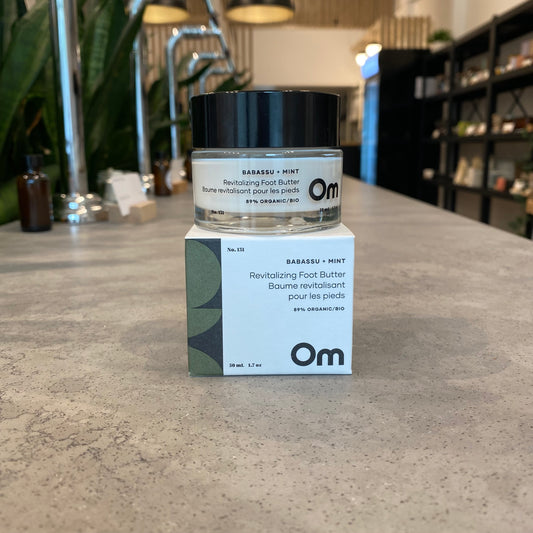 OM Babassu + Mint Revitalizing Foot Butter