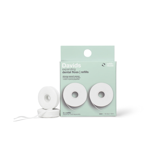 Davids Dental Floss Refill 2 pack